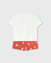 Conjunto Bermuda Leon Terracota Boboli Niño